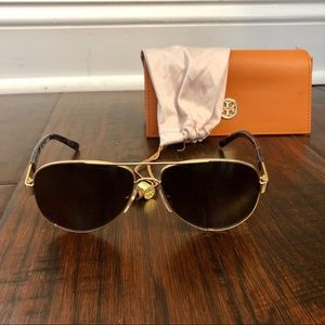 Tory Burch Aviator Sunglasses